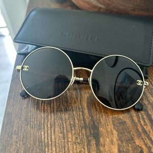Chanel round glasses